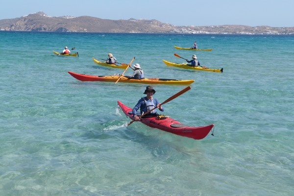 Kayaking in the Cyclades, 2013