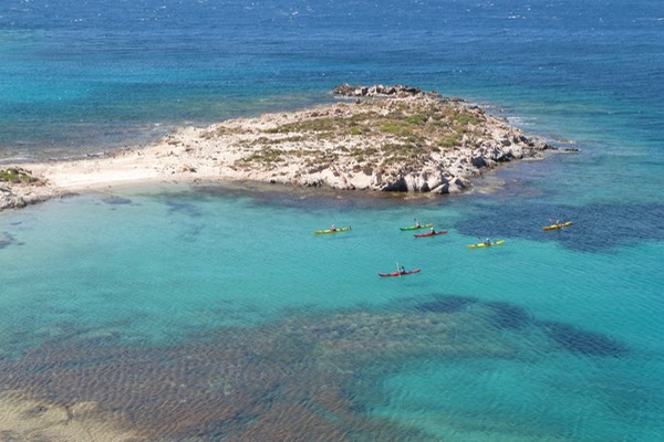 Kayaks at Milos, 2013