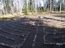 Walking Labyrinth in Adirondacks, 2012